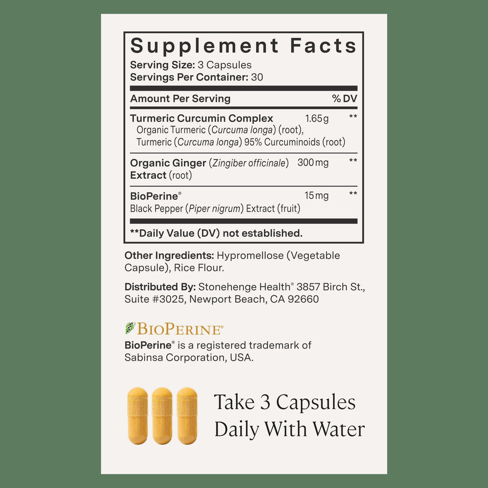 Stonehenge Health vegan capsules close-up showing plant-based formula for daily use.