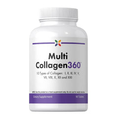 Stop Aging Now Multi Collagen pills bottle front showing convenient daily capsules.