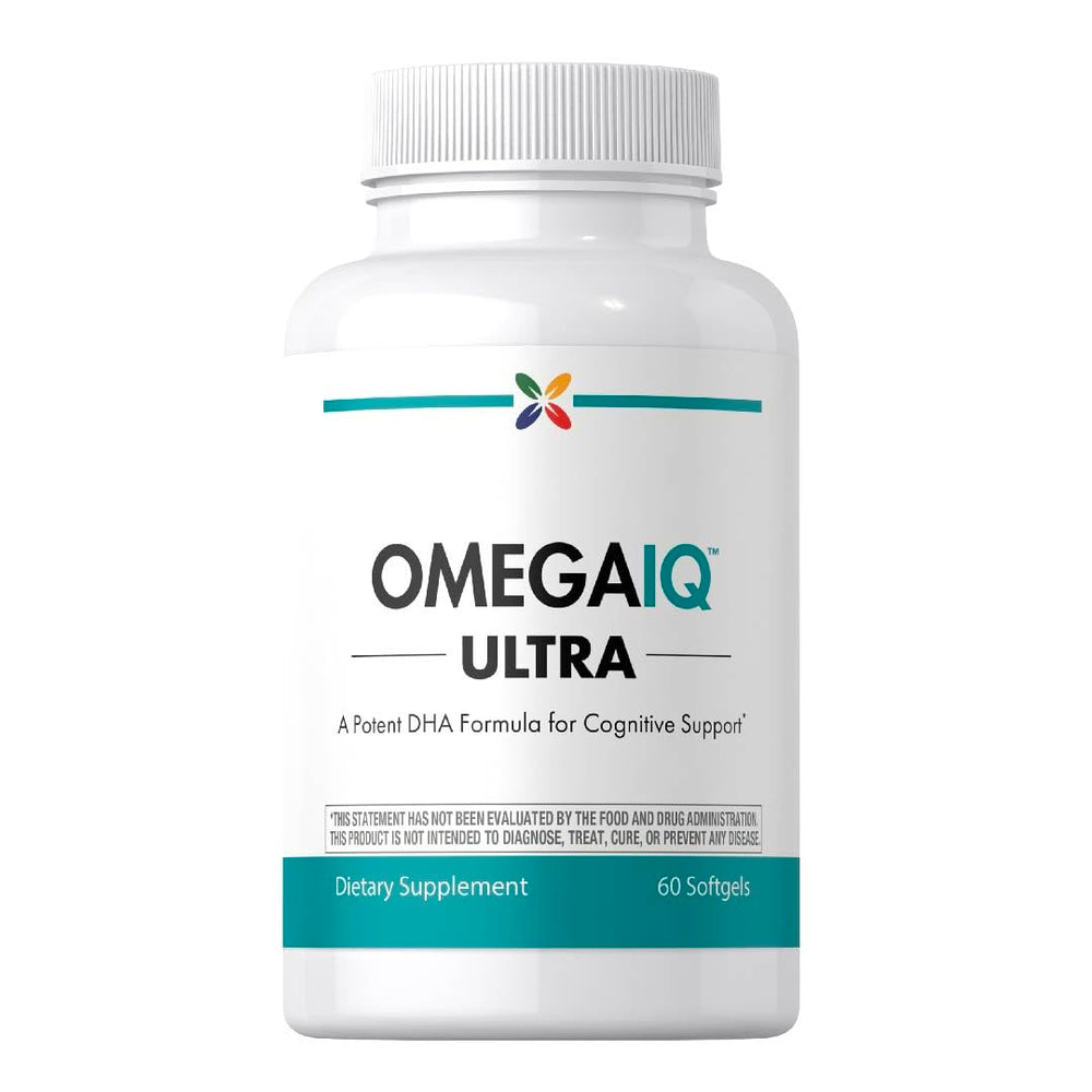 Stop Aging Now Omega-3 bottle front for easy daily omega-3 intake.
