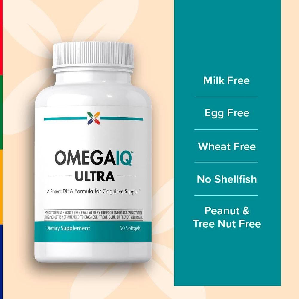 Stop Aging Now Omega-3 softgels in hand for portable daily use.