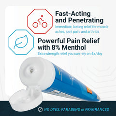Stopain gel provides cooling menthol for immediate soothing relief.
