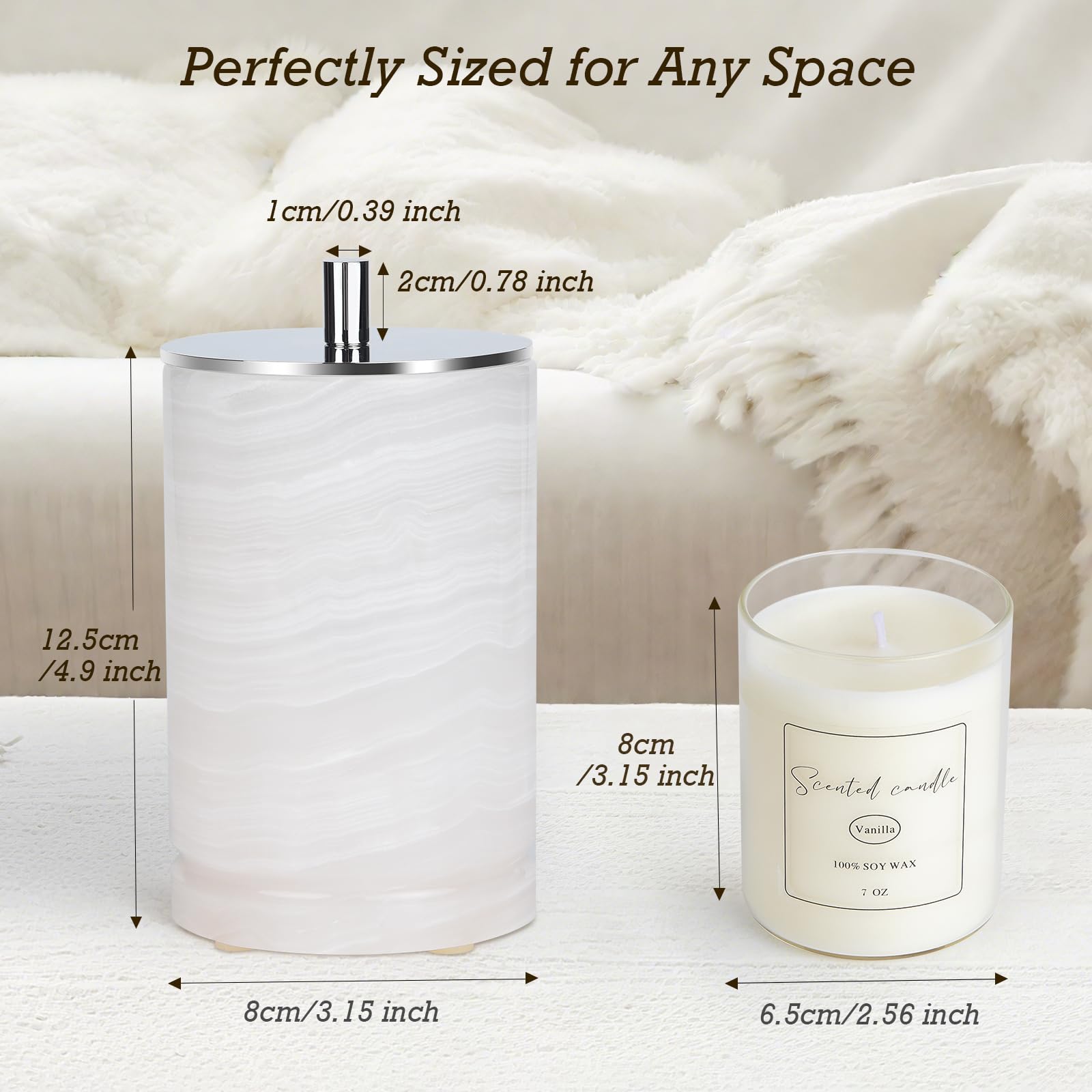 Story of Stone non-toxic formula supports safer, mindful candle use.