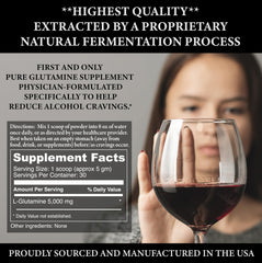 Close-up of Crave Edge label highlighting physician-formulated ingredients.