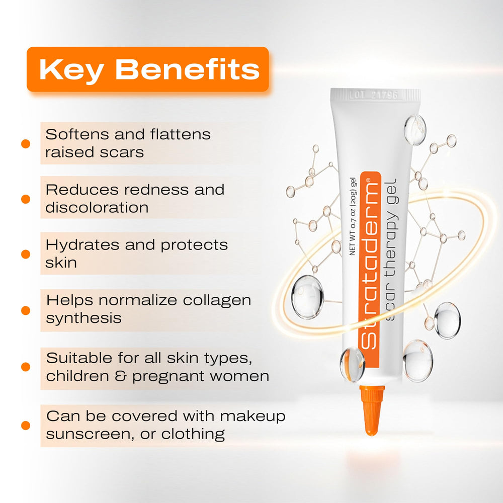 Strataderm post surgical scar gel for incision care