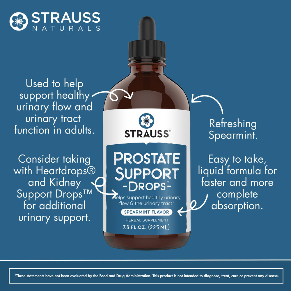 Strauss Naturals Dropper bottle ready to dispense drops