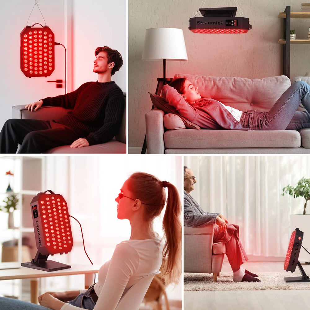 Streamlet red light panel packaging gift-ready box highlights a thoughtful health gift.