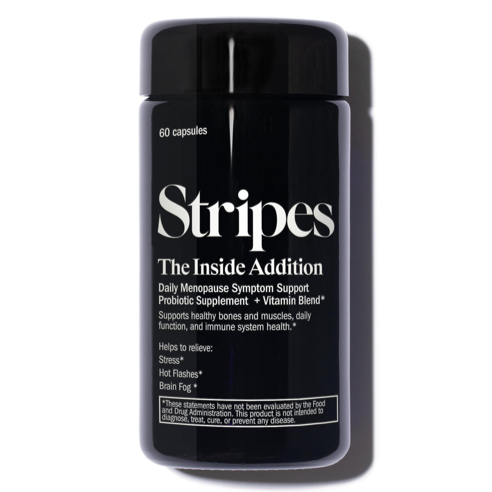 Stripes Naomi Watts Addition bottle pour showing daily supplement use