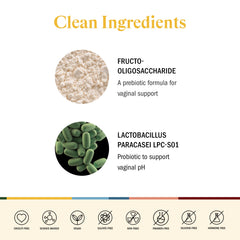 STRIPES The Support System label close-up highlighting the probiotic blend