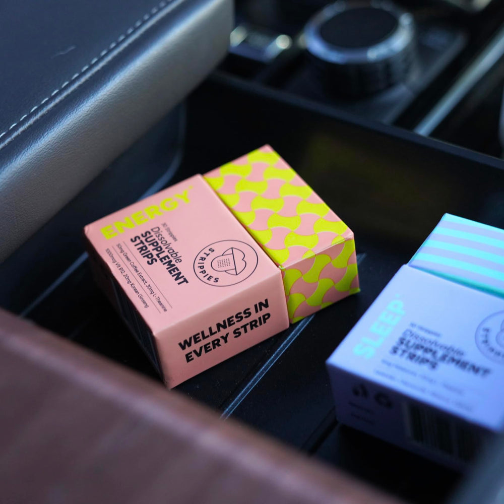 STRIPPIES ready-to-use before workouts for a quick energy boost.