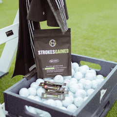 Strokes Gained Hydration orange use for post-round recovery and recharge.