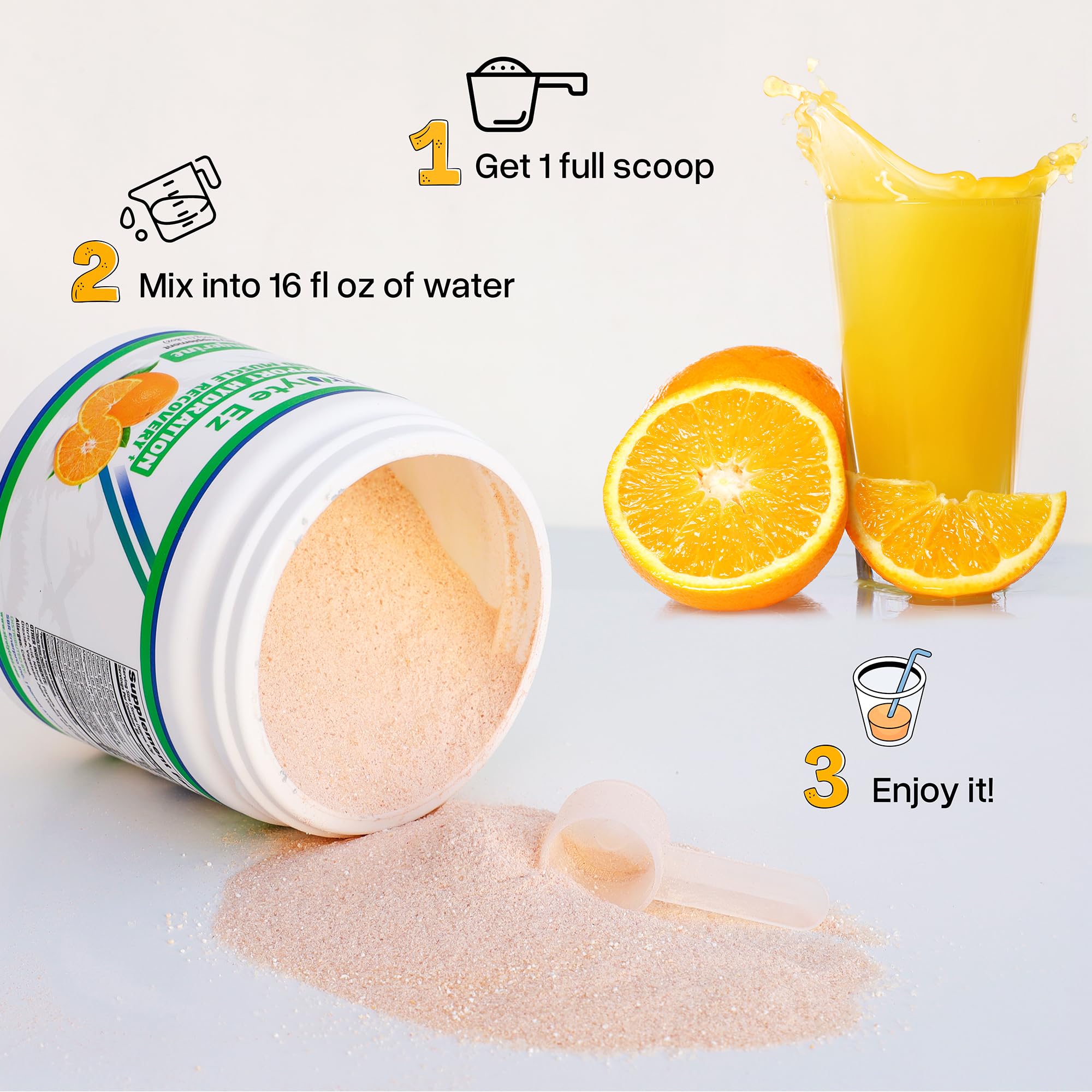 Ingredients panel emphasizes essential electrolytes in Strolyte Ez Keto