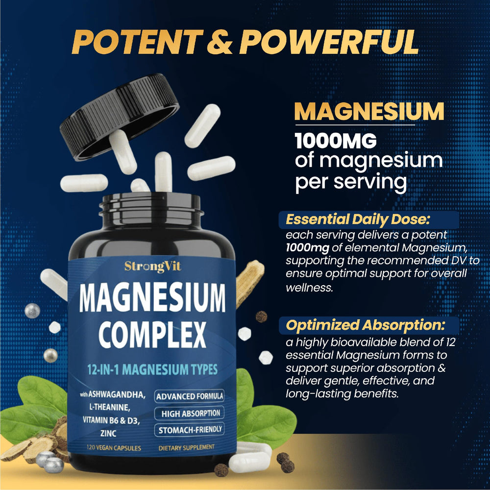StrongVit bottle shows Third-Party Lab Tested status by Swift Laboratory.