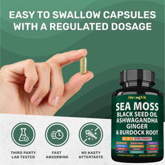 StrongVit full-spectrum mineral capsule bottle communicates comprehensive multimineral support