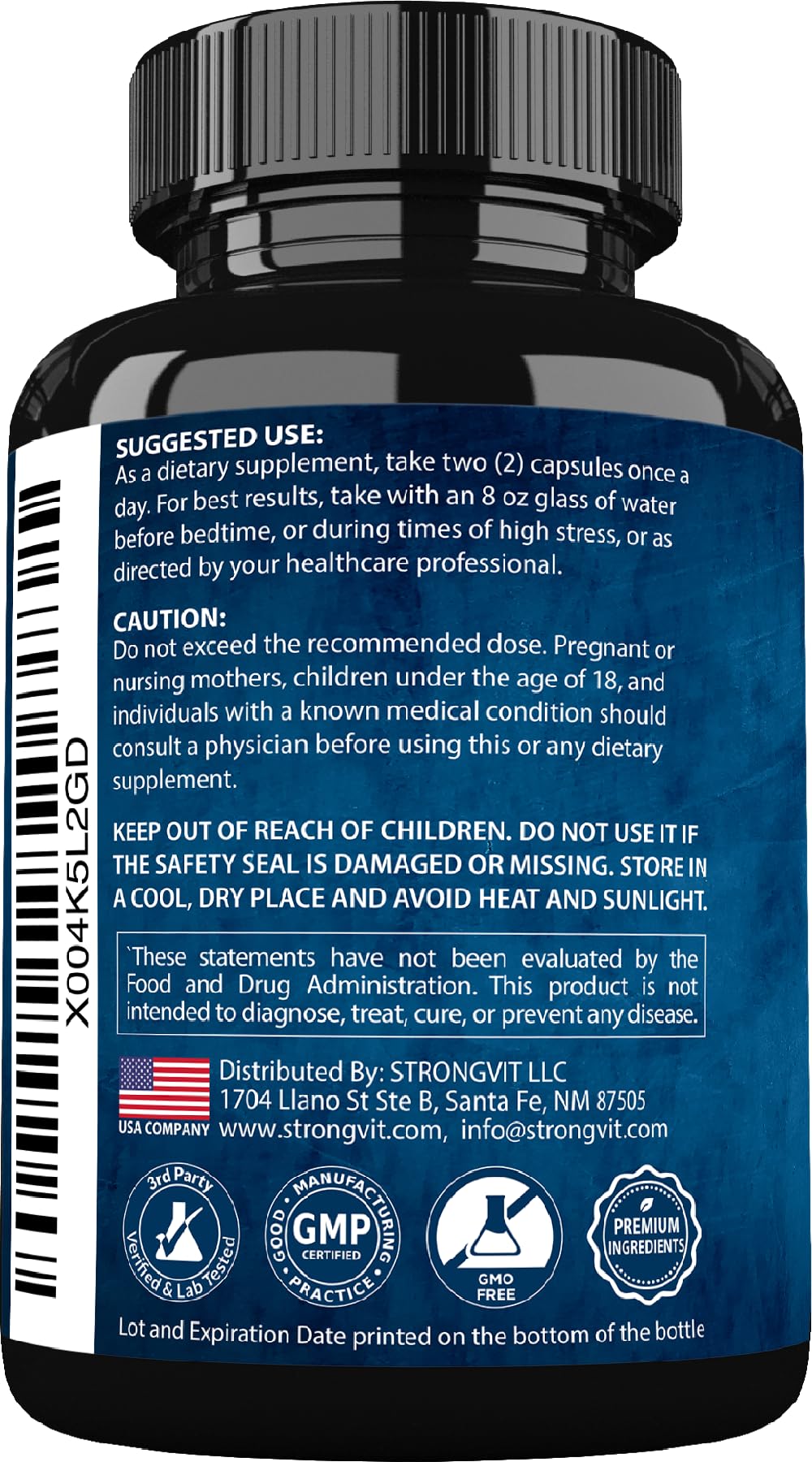 StrongVit rhodiola rosea display indicates endurance and mood support.