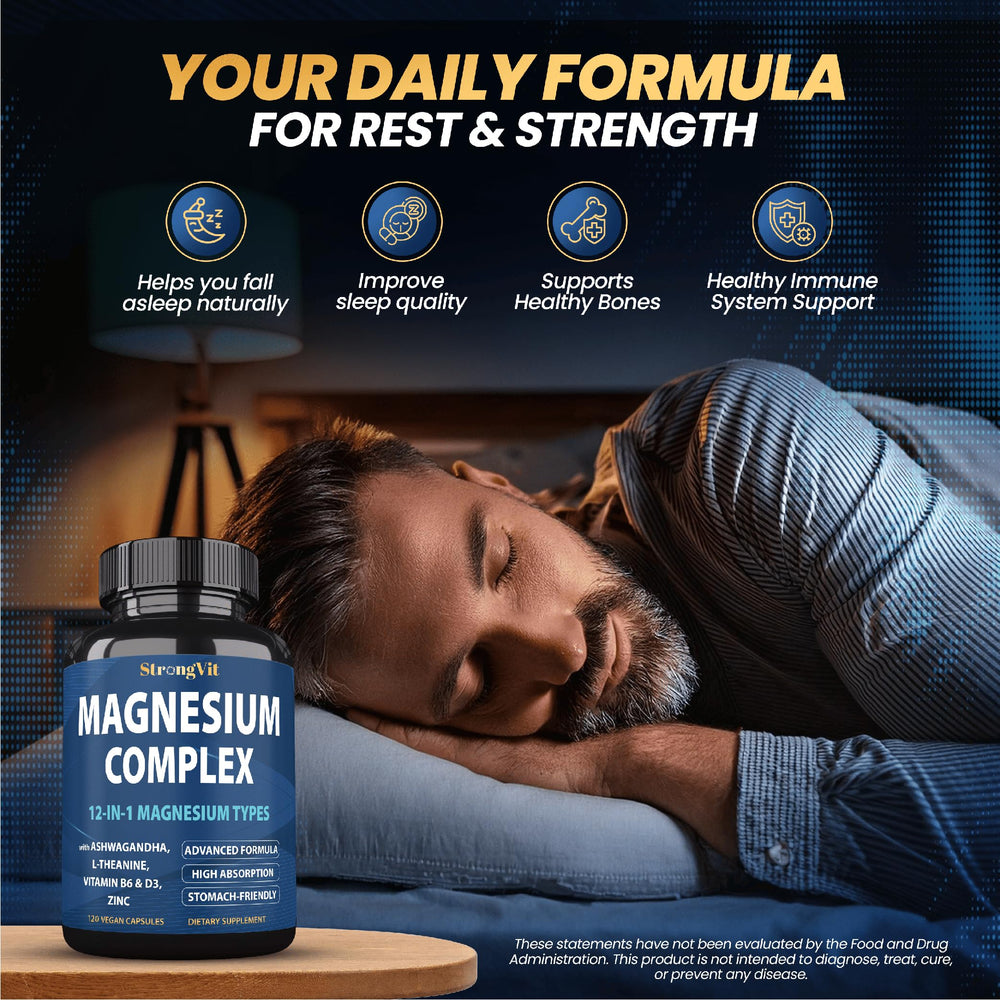 StrongVit zinc and D3 with L-theanine for immunity and relaxation.