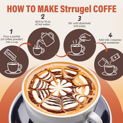 Strrugel Mushroom Coffee ashwagandha-l-theanine suggests calm focus support