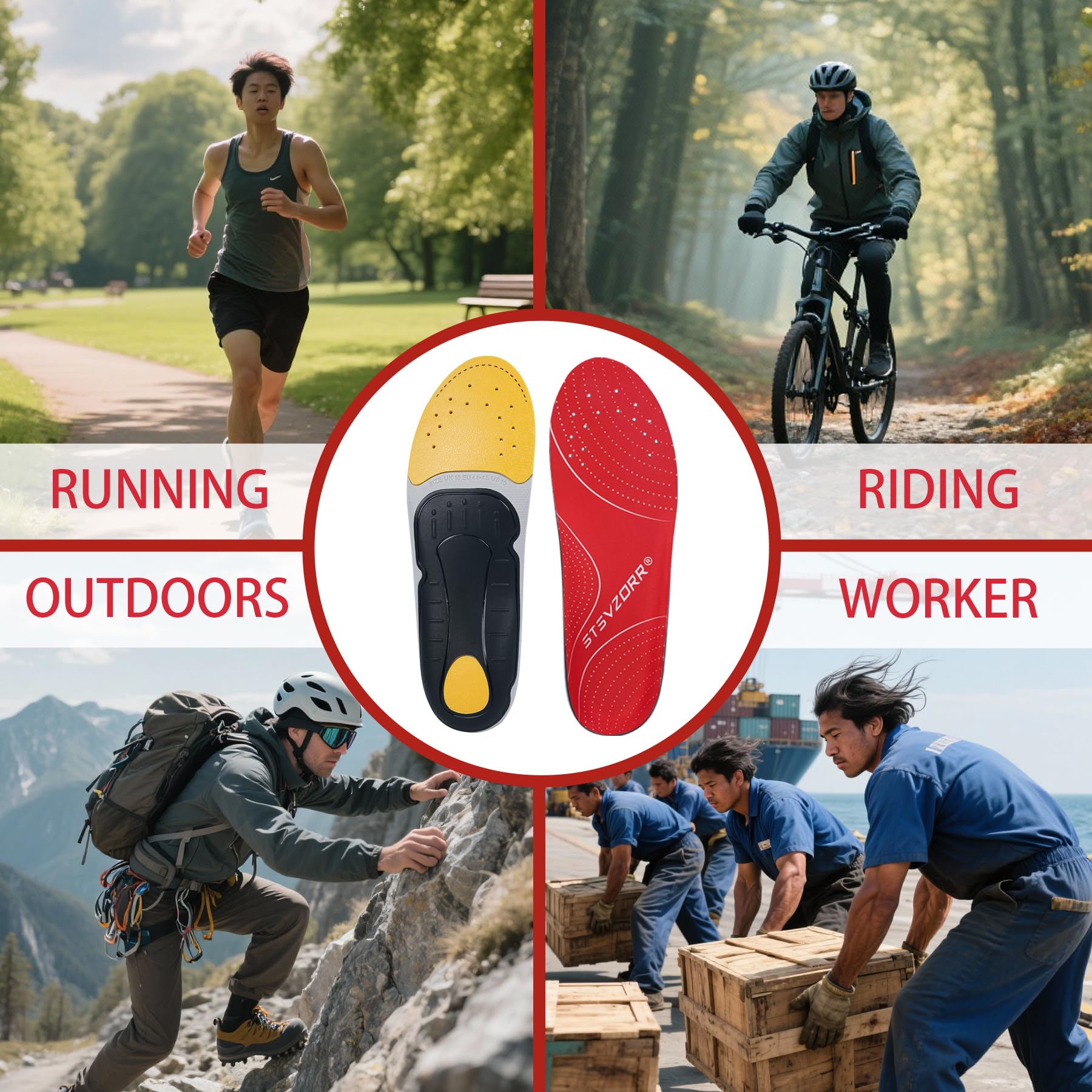 STSVZORR all-day comfort in sneakers or boots for standing