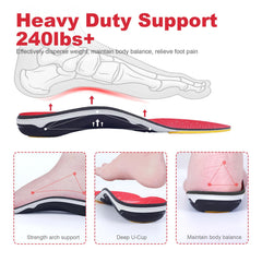 STSVZORR deep heel cup for stability and balanced steps