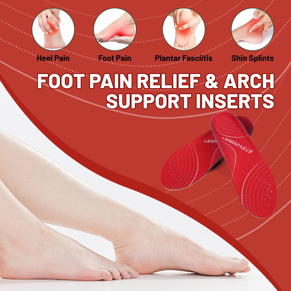 STSVZORR deep heel cup for improved balance and stability