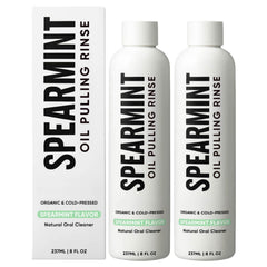 SUBMETIC Spearmint Oil Pulling Rinse bottle promotes fresh breath