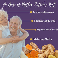 SUBSTANCE Nature's Relief ginger root extract supports turmeric absorption.