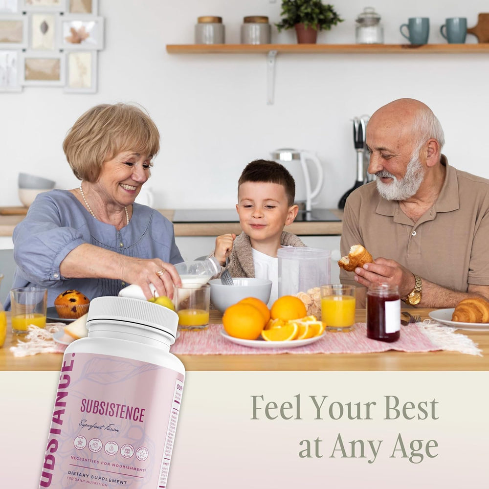 SUBSTANCE Nature’s Subsistence daily-use setup suggesting simple routine integration.