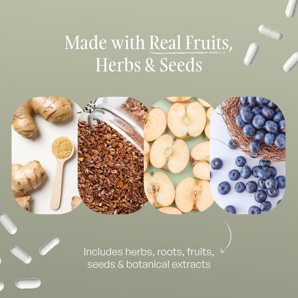SUBSTANCE Nature’s Subsistence fruit selection displays diverse ingredients for natural antioxidant support.