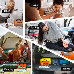 SuccorWare emergency blanket compact warmth in chilly conditions.
