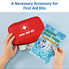 SuccorWare outdoor adventure travel care with cooling packs on hand.