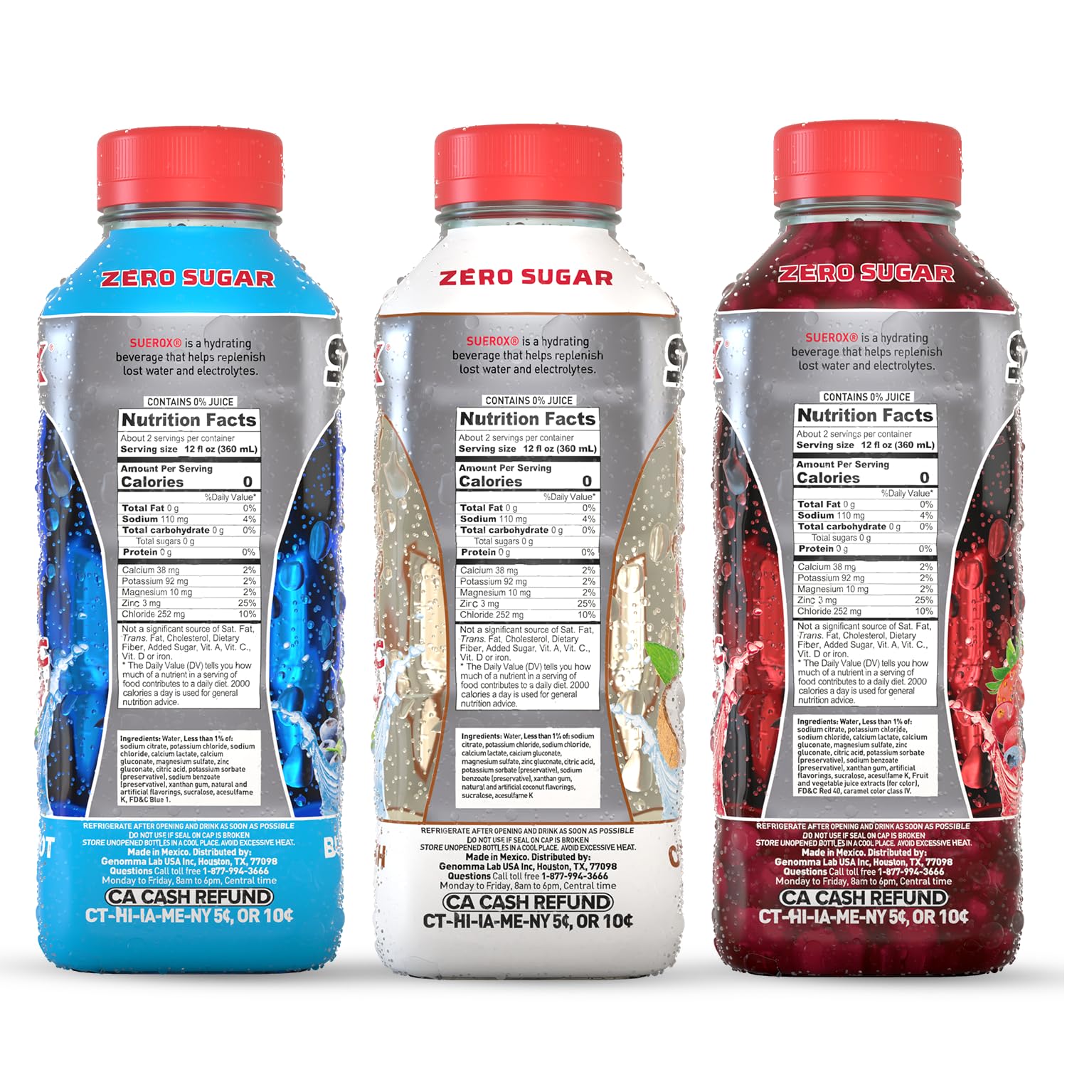 SueroX cool refresh serve emphasizes simple chilling and sipping at any activity