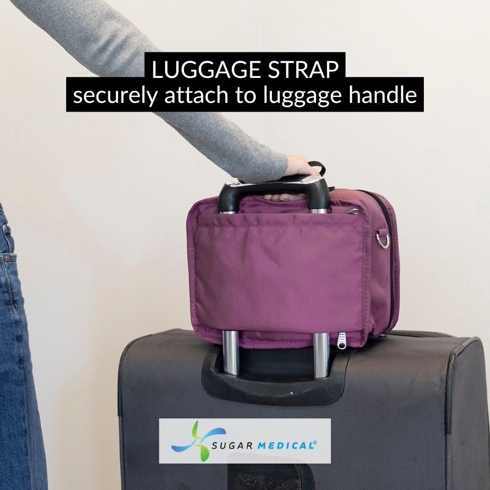 Sugar Medical travel bag in use scenario during everyday travel.