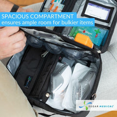 Sugar Medical glucose meter case compact fits meters securely.