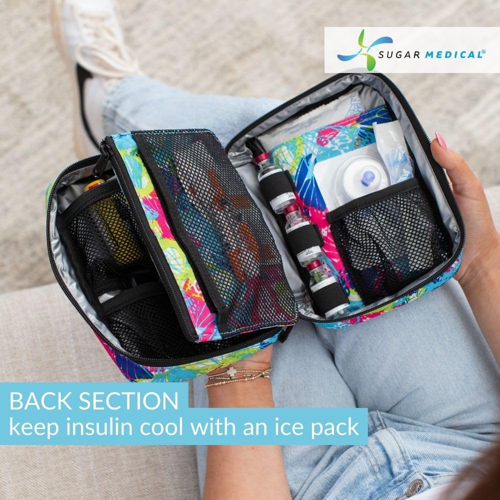 Sugar Medical Insulated Diabetes Organizer travel-ready compact case for on-the-go