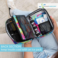 Sugar Medical Insulated Diabetes Organizer travel-ready compact case for on-the-go
