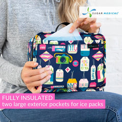 Sugar Medical travel bag with adjustable shoulder strap for comfortable carrying