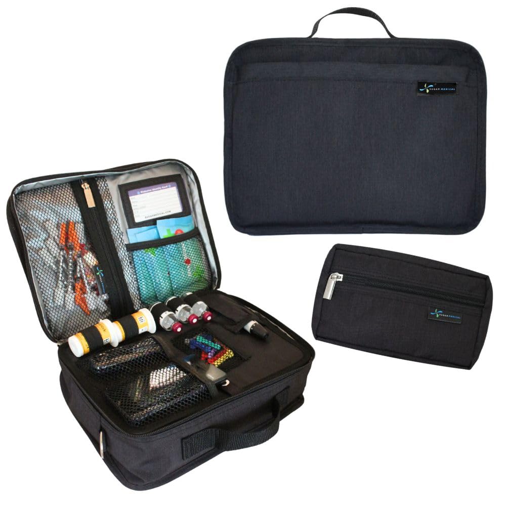 Sugar Medical insulated travel bag exterior shows sturdy build for on-the-go diabetes gear.