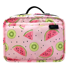 Sugar Medical insulated travel bag watermelon front view for organized diabetic supplies.