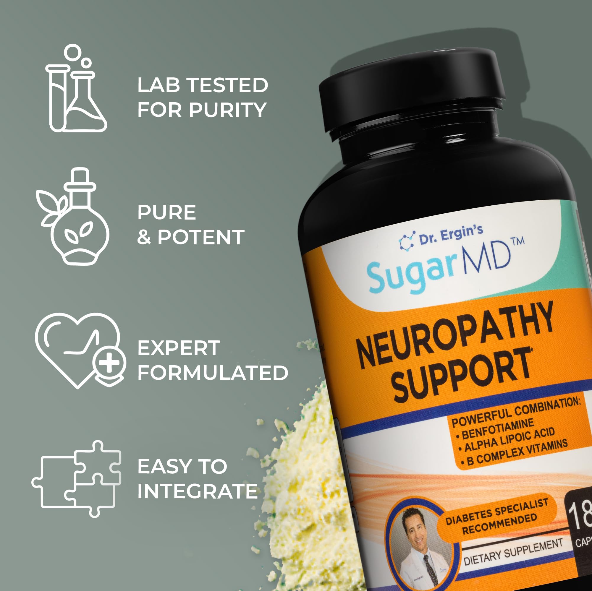 SugarMD third-party lab test certificate image verifying purity and quality.