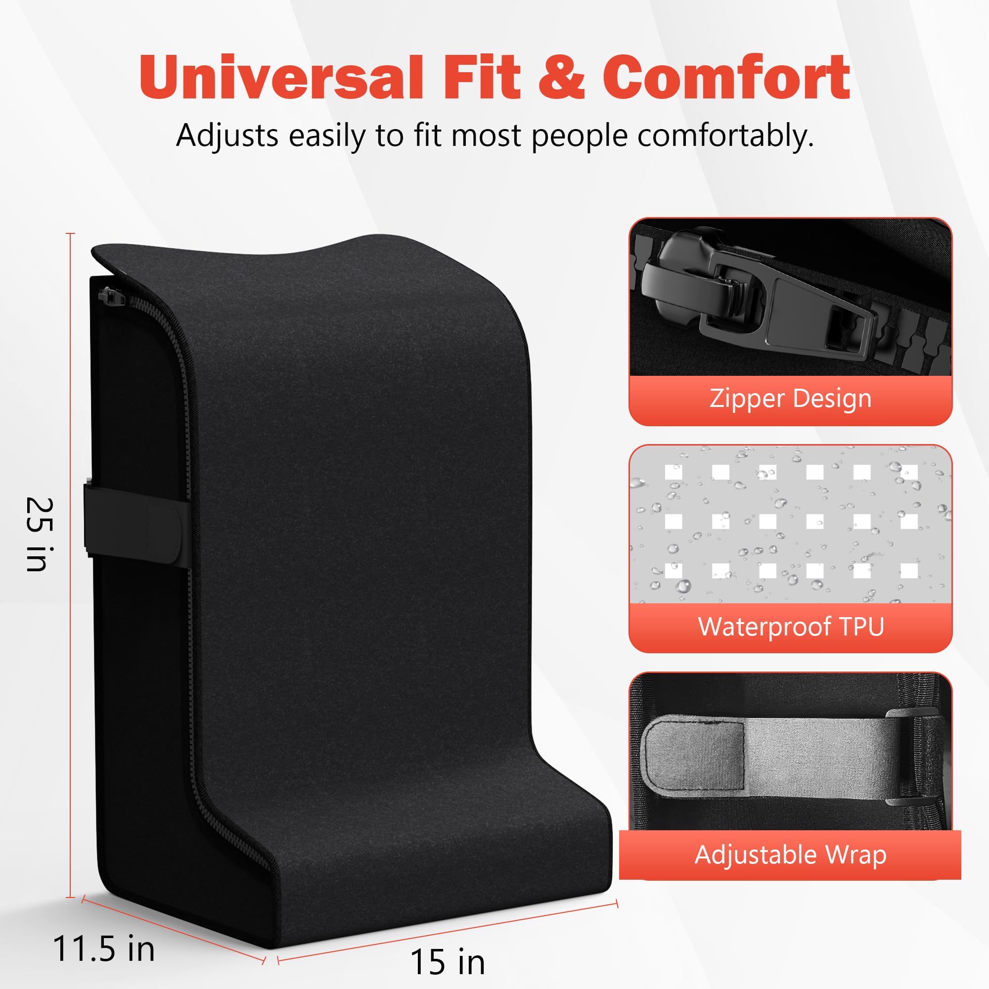 SUHZF wrap ergonomic design for full-foot to knee warmth