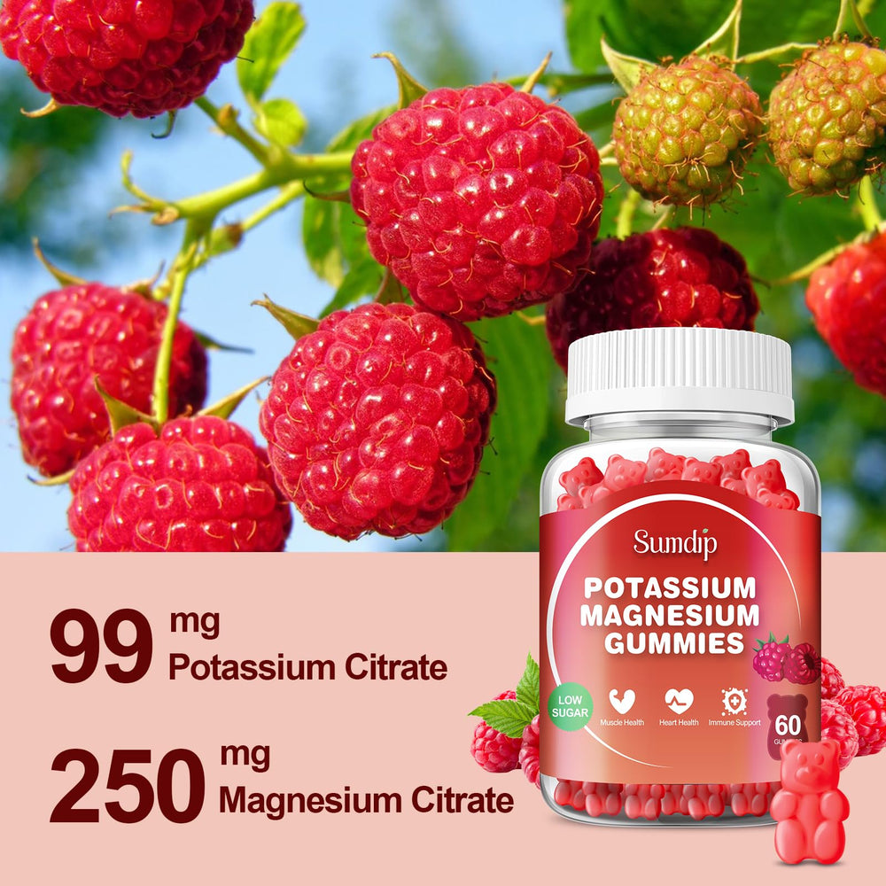 SumDIP ingredient label highlights potassium and magnesium content.