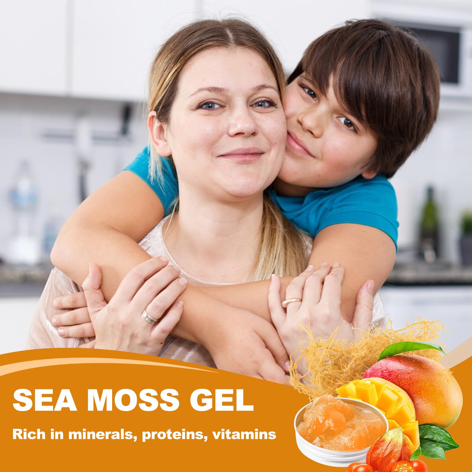 SumDIP sea moss gel with minerals and vitamins.