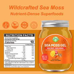 SumDIP Irish sea moss gel jar highlighting natural minerals for daily nourishment.