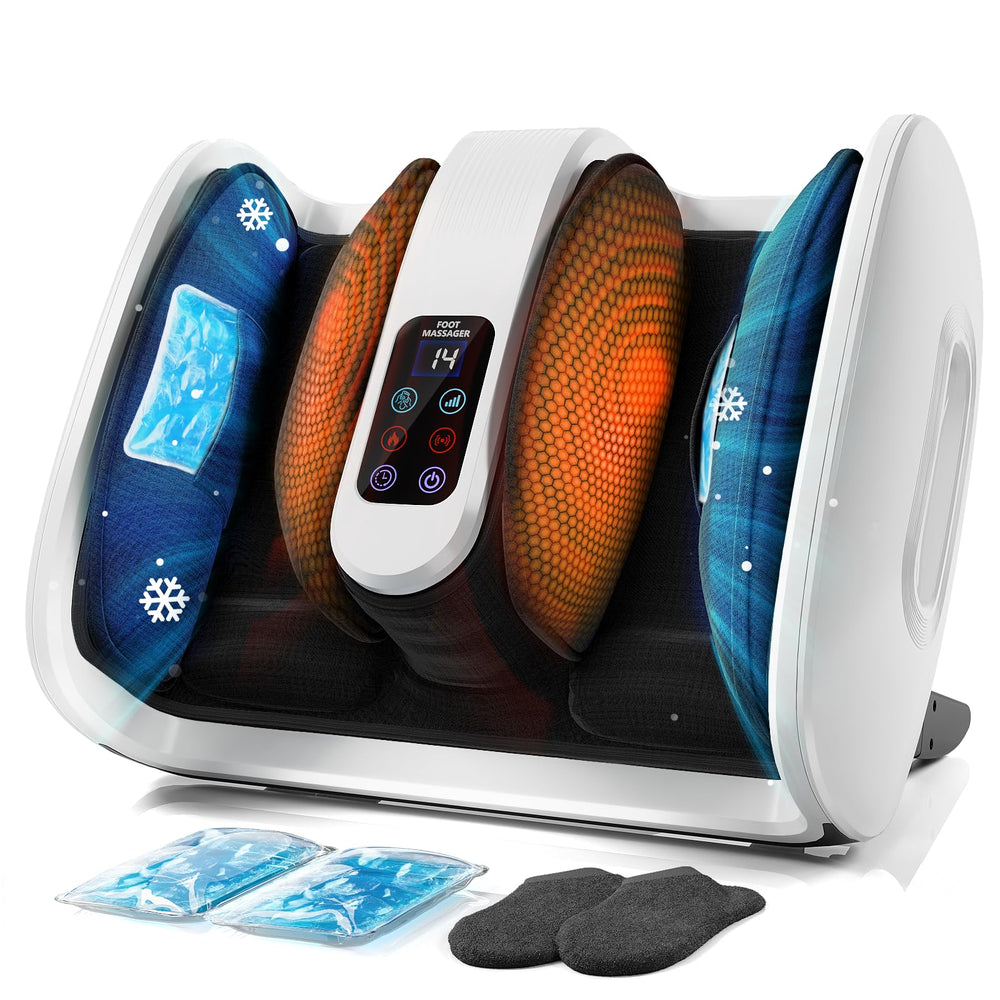 SUMELL foot massager with heat therapy soothing tired feet after activity