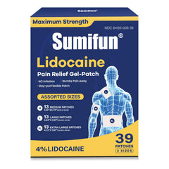 Sumifun 4% lidocaine patches kit for targeted, versatile relief