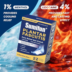 Sumifun 4% lidocaine patch delivers quick numbness for foot comfort.
