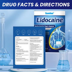 Sumifun lidocaine patch with grid guides easy to cut for sizing