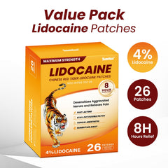 Sumifun lidocaine patch on hip area offering daytime comfort