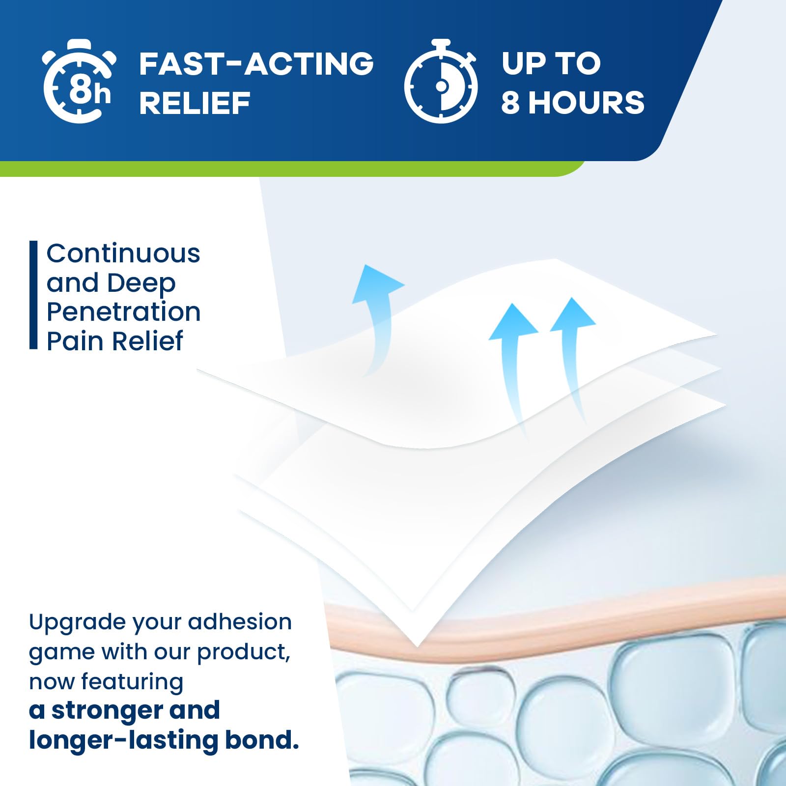 Sumifun lidocaine patch on shoulder area for localized comfort