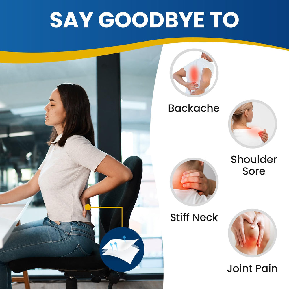 Sumifun lidocaine patches on the knee providing fast relief