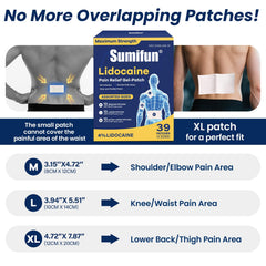 Sumifun medium patches suited for neck, wrists, and desk tasks